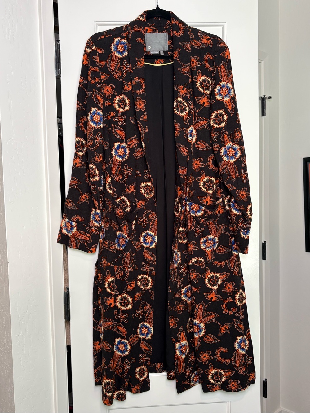 Anthropologie Jessa Paisley Duster Jacket (Small) - Picture 4 of 7